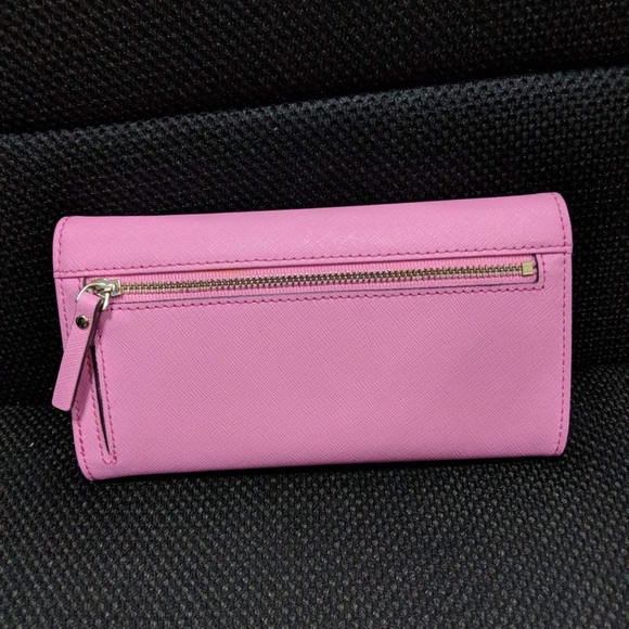 Kate Spade Pink Leather Wallet with Phone Case - Picture 5 of 6